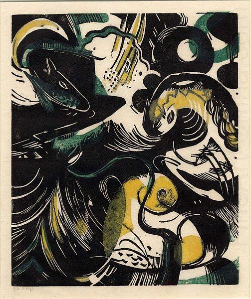 Schopfungsgeschichte II, Franz Marc